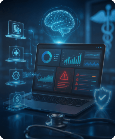 Real-Time Healthcare Claim Error Detection with AI Dashboards