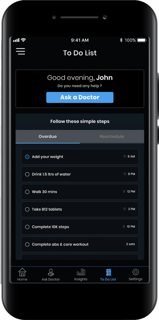 Doctor scheduling dashboard