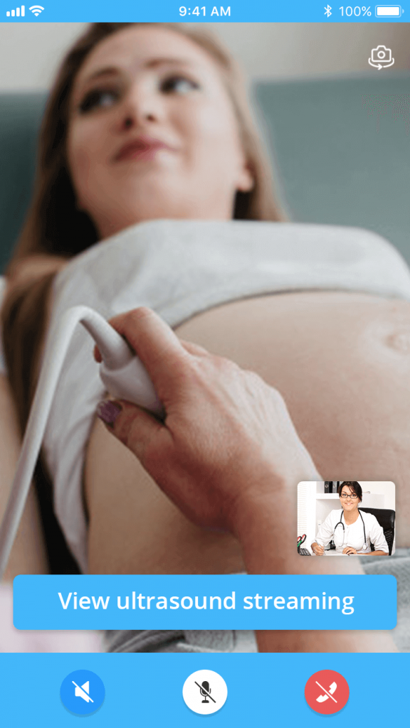 Telehealth with remote patient monitoring sonography dashboard