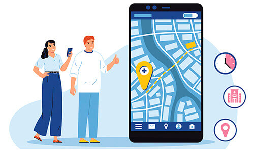 Hospital Wayfinding Map