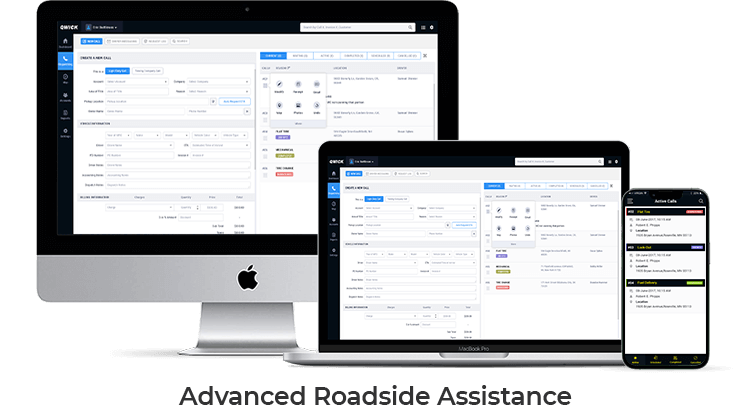 Advanced Roadside Assistance software