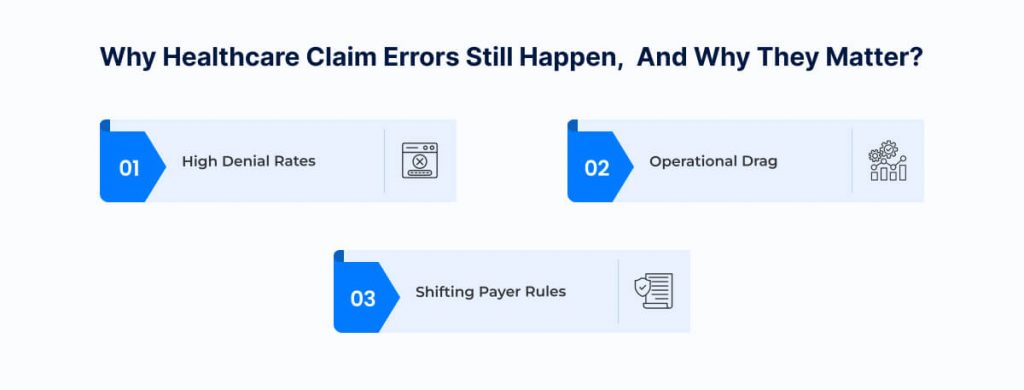 Why Healthcare Claim Errors Still Happen, and Why They Matter